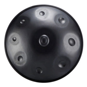 Handpan, gamme d celtic, re celtique mineur, frequence 432hz, frequence 440hz, hang drum, hang, noir